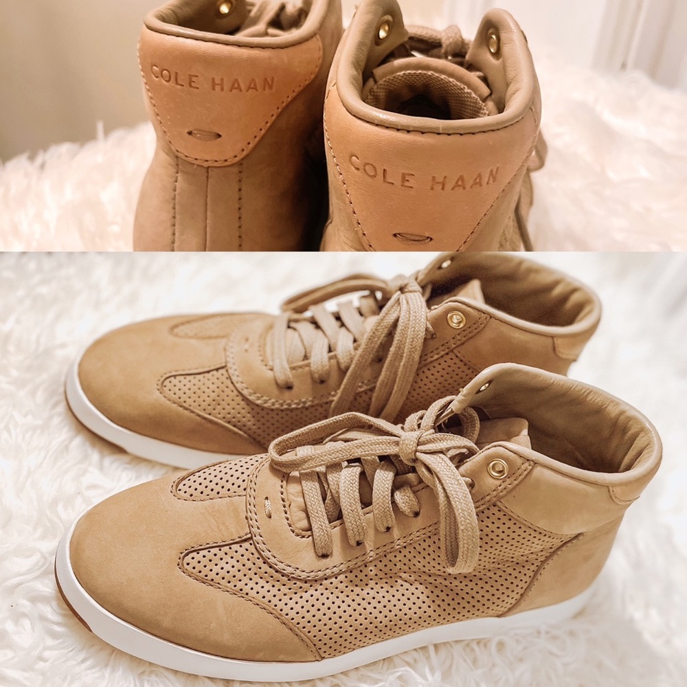 Cole Haan Shoes Women’s Grandpro Hi Top Lace Up Sneaker Like New Size 7 Sneakers